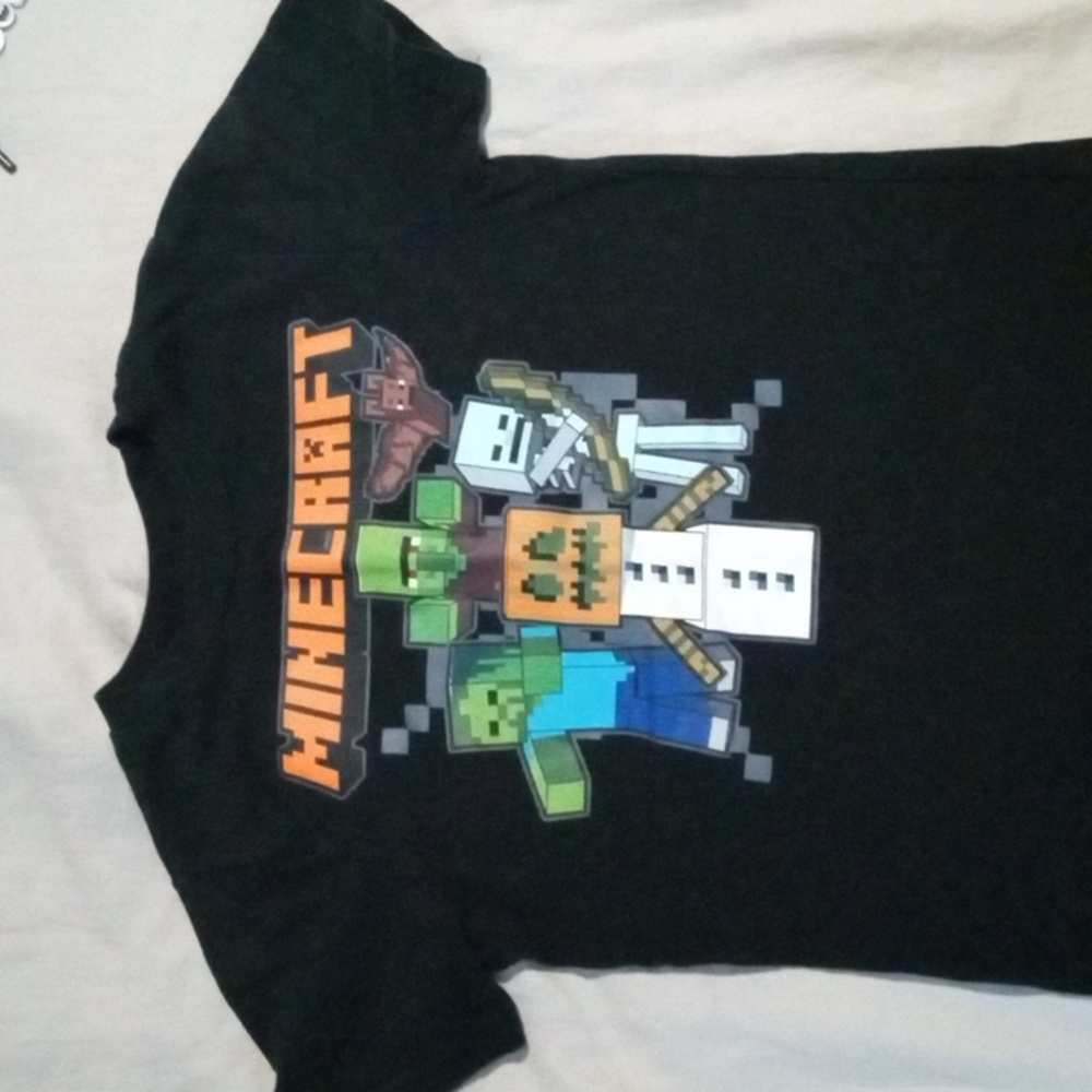Minecraft boy tshirt
